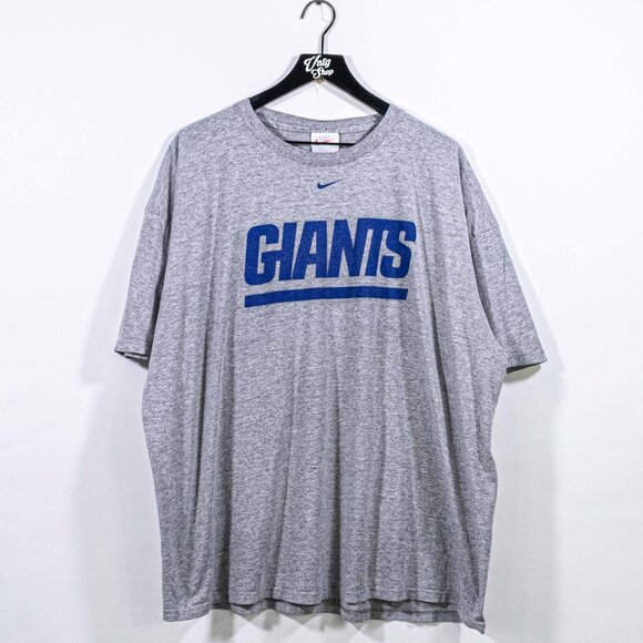New York Giants Nike Center Swoosh T-Shirt NFL Football Made in USA XXL VTG 90s - Picture 1 of 7